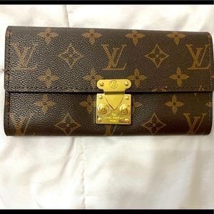 Designer Inspired Monogram Flip Wallet